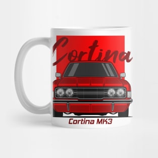 Front Red Cortina MK3 Classic Mug